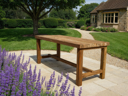 Himalayan Teak Bar Table-Garden Furniture Centre-Indoor Dining,HighRange,Outdoor Dining,Teak,Outdoor Furniture,Teak Garden Furniture,Bars & Bar Sets,The Bari Outdoor Kitchen Range,Tables,Teak Tables,Outdoor Kitchen,Modular Furniture-{collection_title}