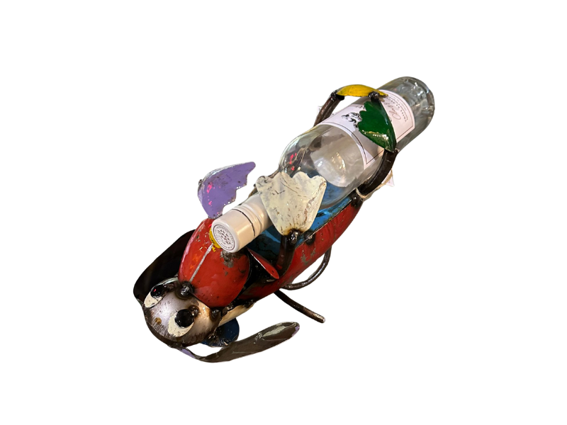 Drunk Dog Wine Bottle Holder |