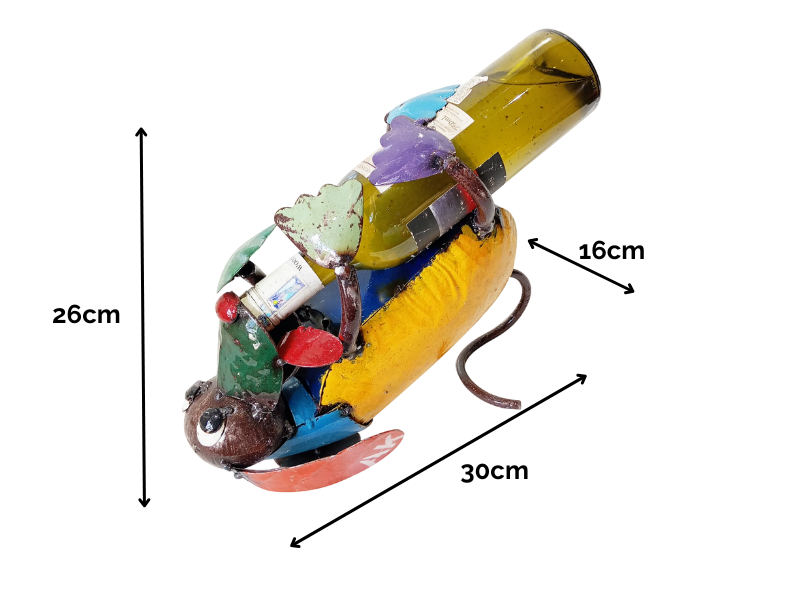 Drunk Dog Wine Bottle Holder |