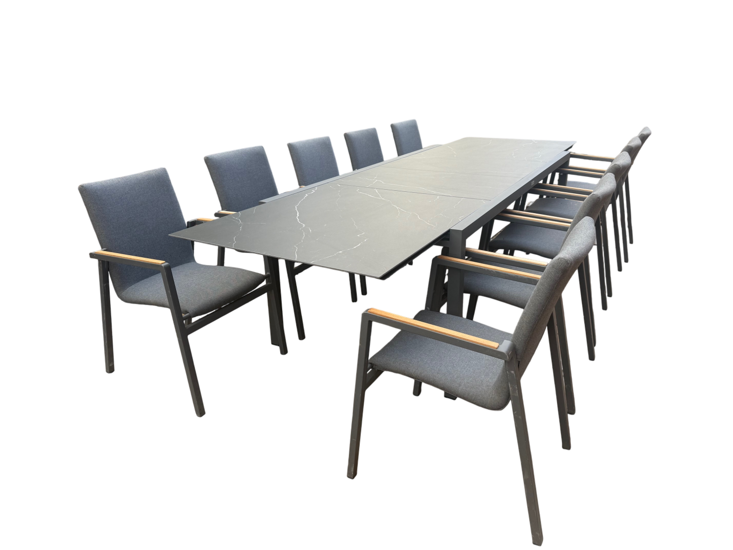 Mandalay Extending 10 Chair Dining Set-Garden Furniture Centre-Outdoor Furniture,Outdoor Dining-{collection_title}