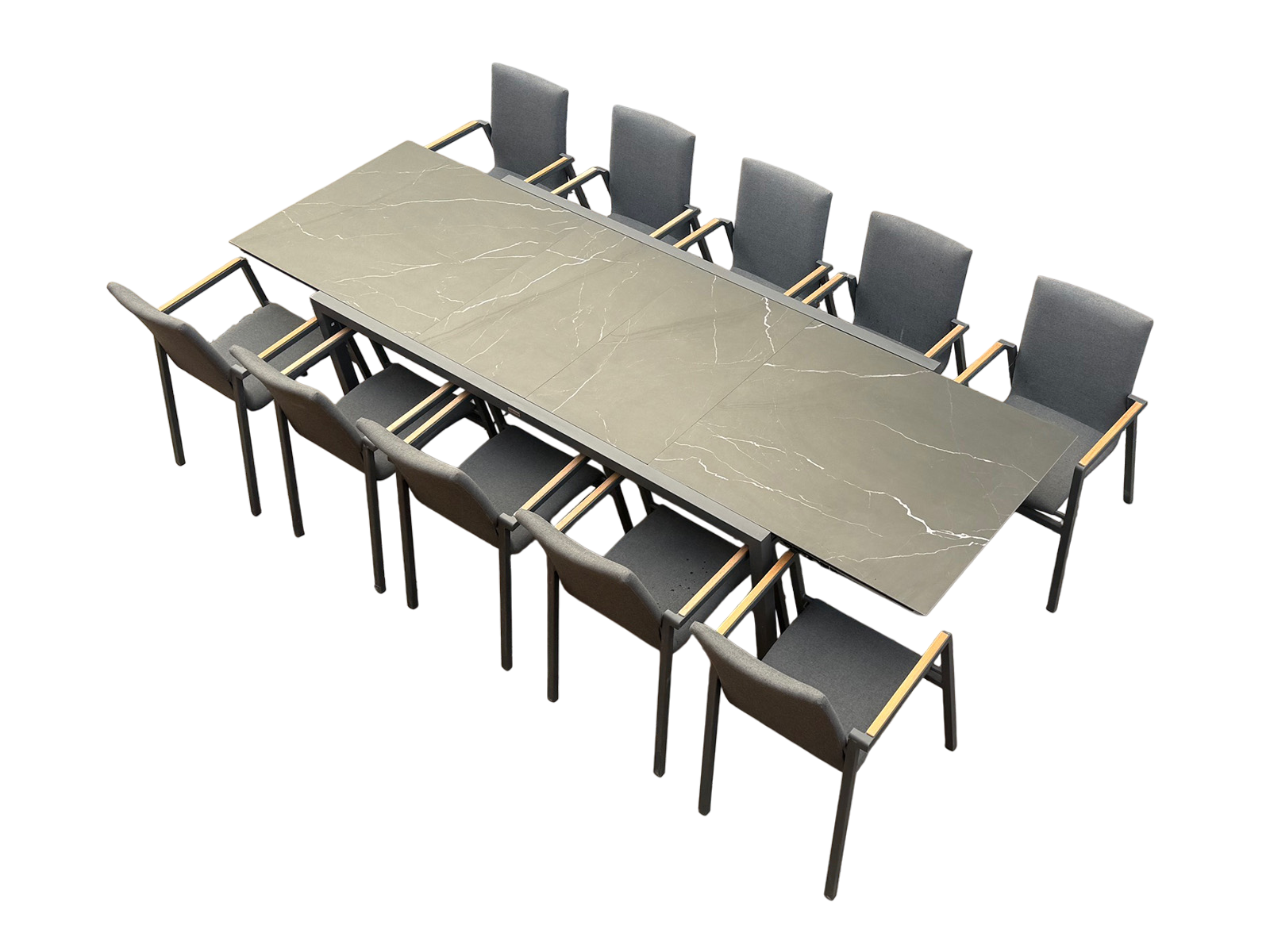 Mandalay Extending 10 Chair Dining Set-Garden Furniture Centre-Outdoor Furniture,Outdoor Dining-{collection_title}