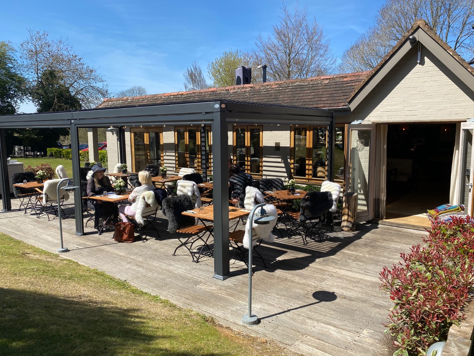 Our Galaxy gazebo at the Orange Tree in Solihull 