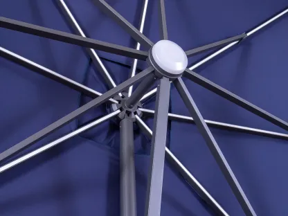 Sicily 3.5M Dia Cantilever Parasol With LED Lights | Pre-order