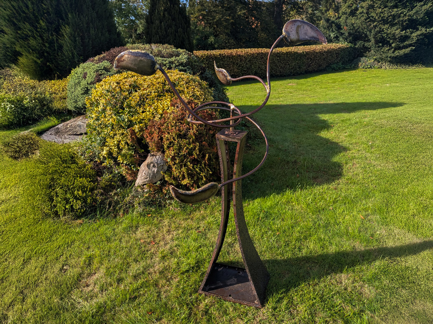 In Flow Kinetic Sculpture-Garden Furniture Centre-HighRange,Ornaments Accessories,Accessories,Ornaments,Think Outside Range,Metal Garden Ornaments-{collection_title}