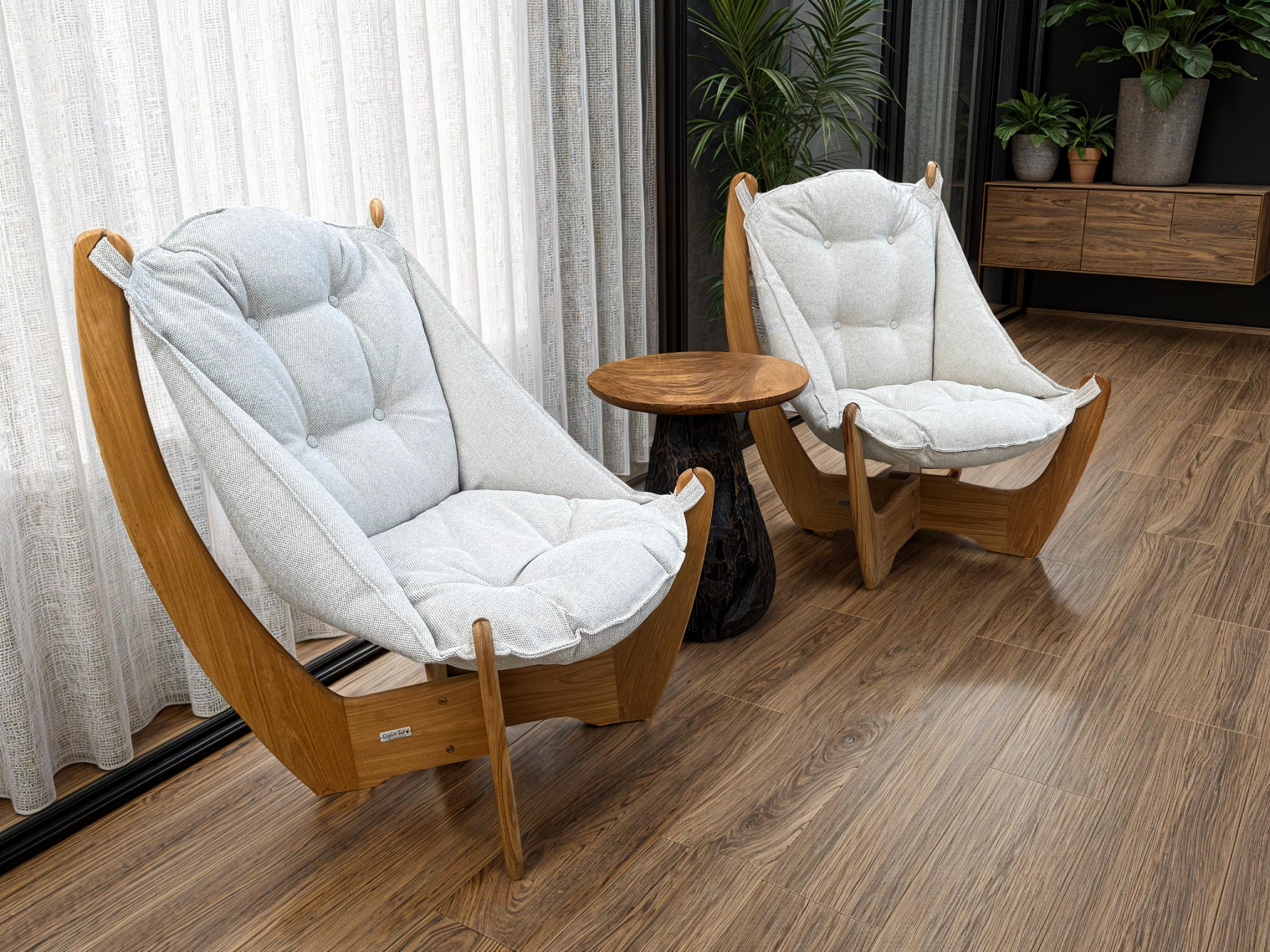 Kangaroo Indoor Lounge Set | FSC® Certified-Garden Furniture Centre-Kangaroo & Koala Chair Range,Balcony & Duo Sets,Loungers & Daybeds,Conservatory-{collection_title}