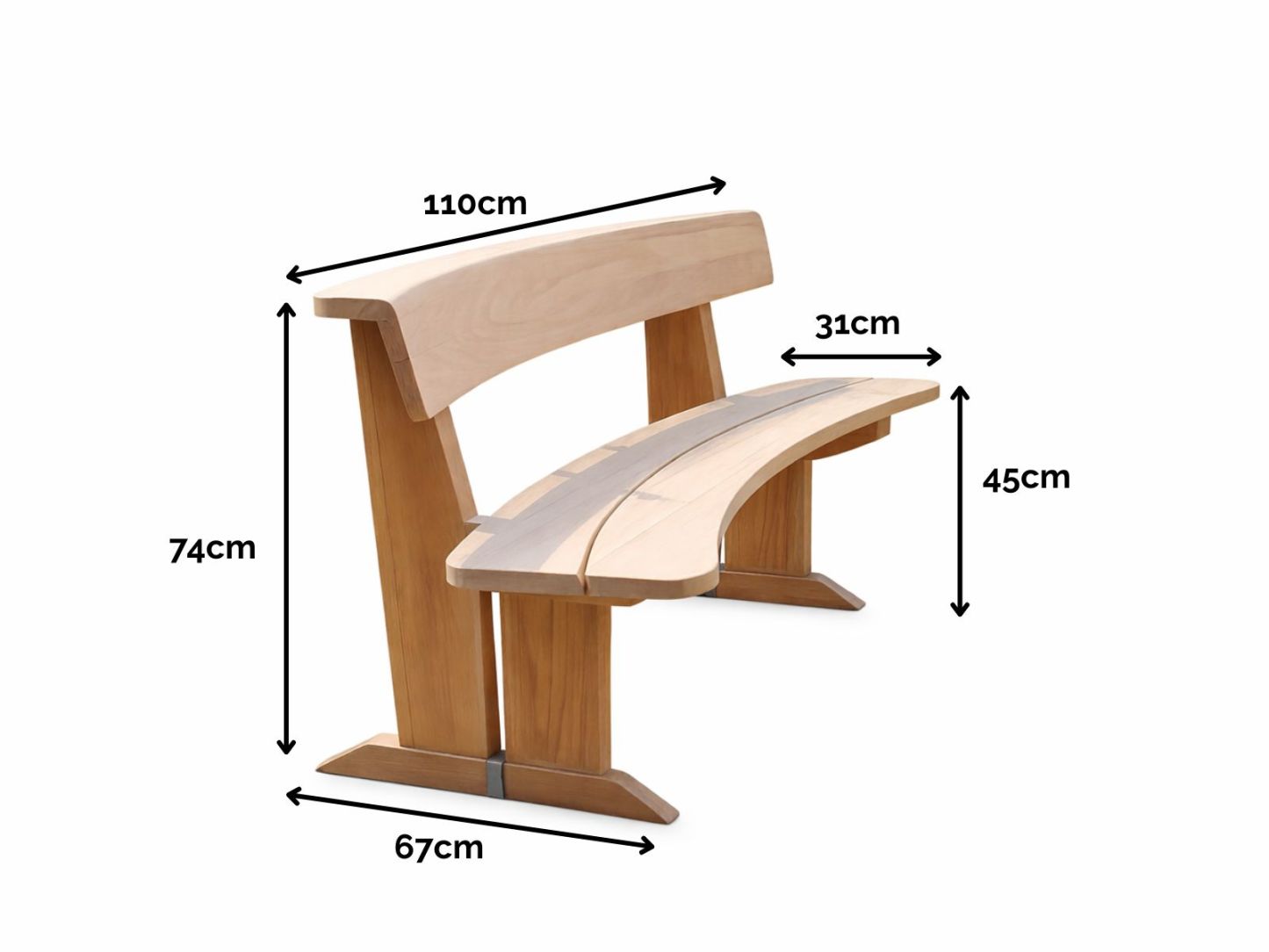 Romance Teak Bench | FSC® Certified