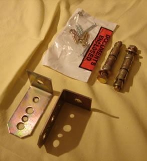 Garden Bench Anchors - Kit For Hard Surfaces