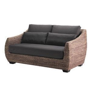 Bellagio 2 Seater Sofa With Beige Cushions