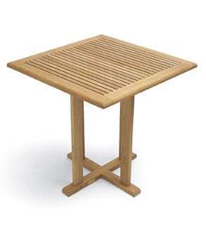 Cafe 75cm Square Teak Table | FSC® Certified-Garden Furniture Centre-MidInstock,instock,MidRange,Dining Table,Outdoor Dining,Teak,Outdoor Furniture,Teak Garden Furniture,FSC®,Tables,Teak Tables-{collection_title}