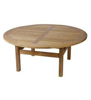 Chunky Round Malvern Teak Table - 2.1m Diameter | FSC® Certified-Garden Furniture Centre-HighRange,Dining Table,Teak,Outdoor Furniture,Teak Garden Furniture,FSC®,Outdoor Dining,Tables,Teak Tables-{collection_title}