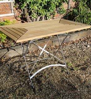 Clarence Folding Rectangular Table | FSC® Certified-Garden Furniture Centre-MidInstock,instock,MidRange,Dining Table,Outdoor Dining,Outdoor Furniture,Teak Garden Furniture,FSC®,Balcony & Duo Sets,Teak,Tables,Teak Tables-{collection_title}