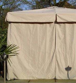 Replacement 3m X 3m Deluxe And Riviera Gazebo | Side Curtains-Garden Furniture Centre-48Hour Dispatch,LowRange,Gazebos,Accessories Gazebos-{collection_title}
