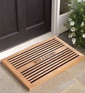 Teak Door Mat - Medium-Garden Furniture Centre-48Hour Dispatch,LowRange,Under 100-{collection_title}