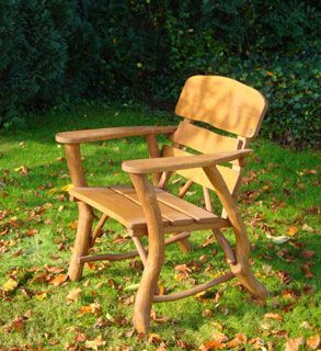 Oak Garden Armchair-Garden Furniture Centre-LowRange,Chair,Outdoor Furniture,Outdoor Dining-{collection_title}