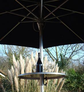 Stainless Steel Parasol Table
