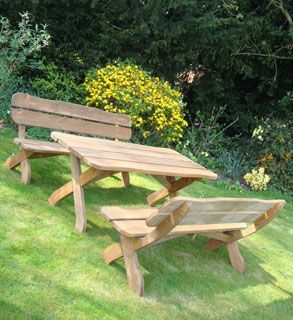 Sherwood Picnic Bench Set | FSC® Certified-Garden Furniture Centre-MidRange,Benches,Picnic Tables,FSC®-{collection_title}