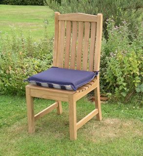 Small Seat Pad Outdoor Cushion - Navy Blue