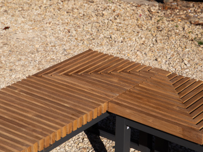 Mandalay Backless Corner Bench FSC®