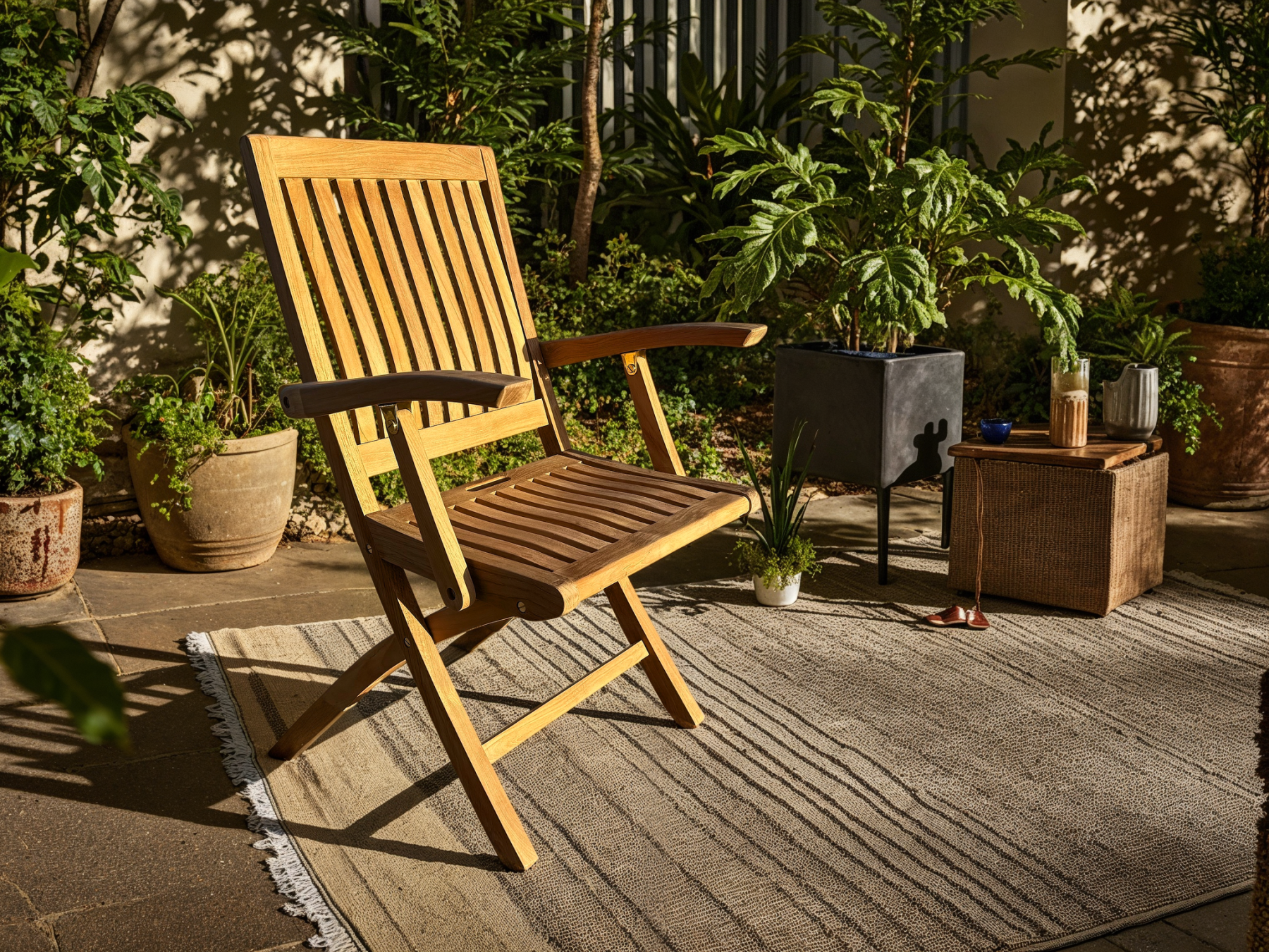 Marley Folding Armchair | Teak