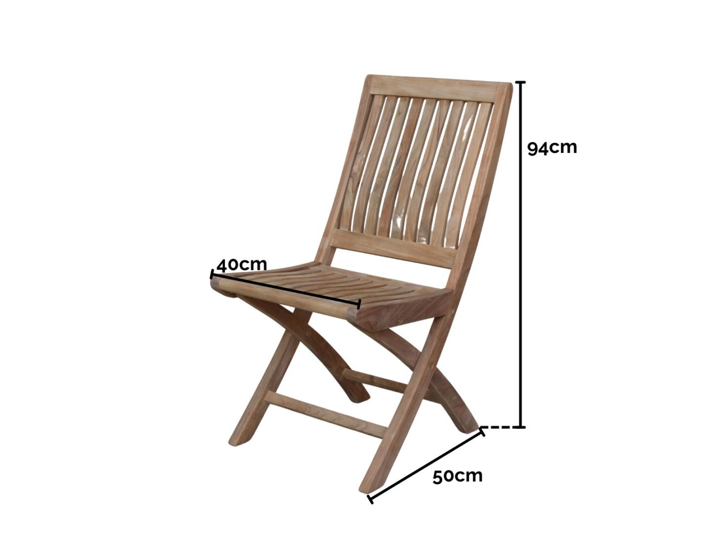Marley Folding Dining Chair | Teak | Pre-Order-Garden Furniture Centre-Teak Chairs,Dining Chair,Chair,Outdoor Dining,Outdoor Furniture-{collection_title}