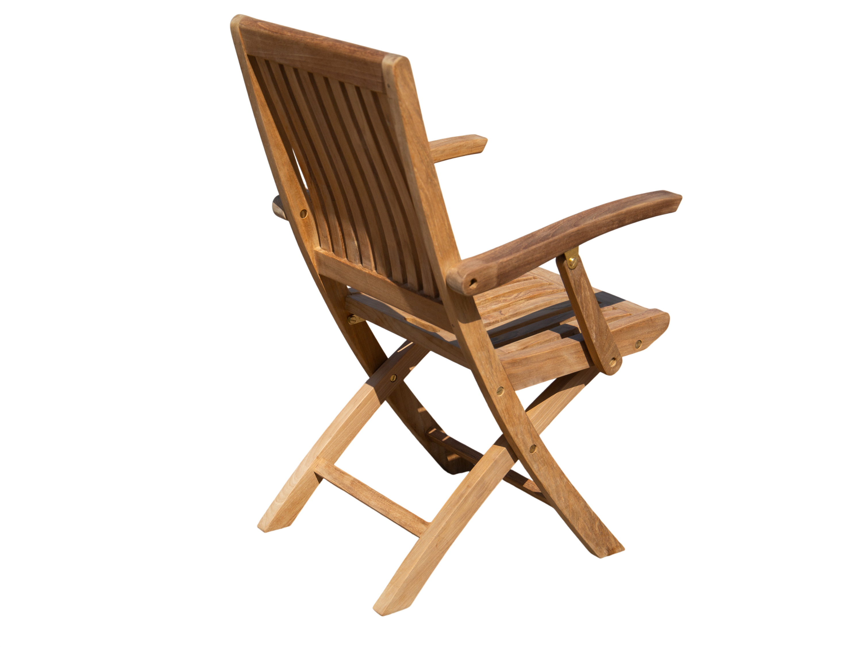 Amelia 4 Chair Folding Dining Set | Teak
