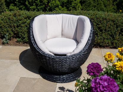 Midnight Montana Swivel Chair