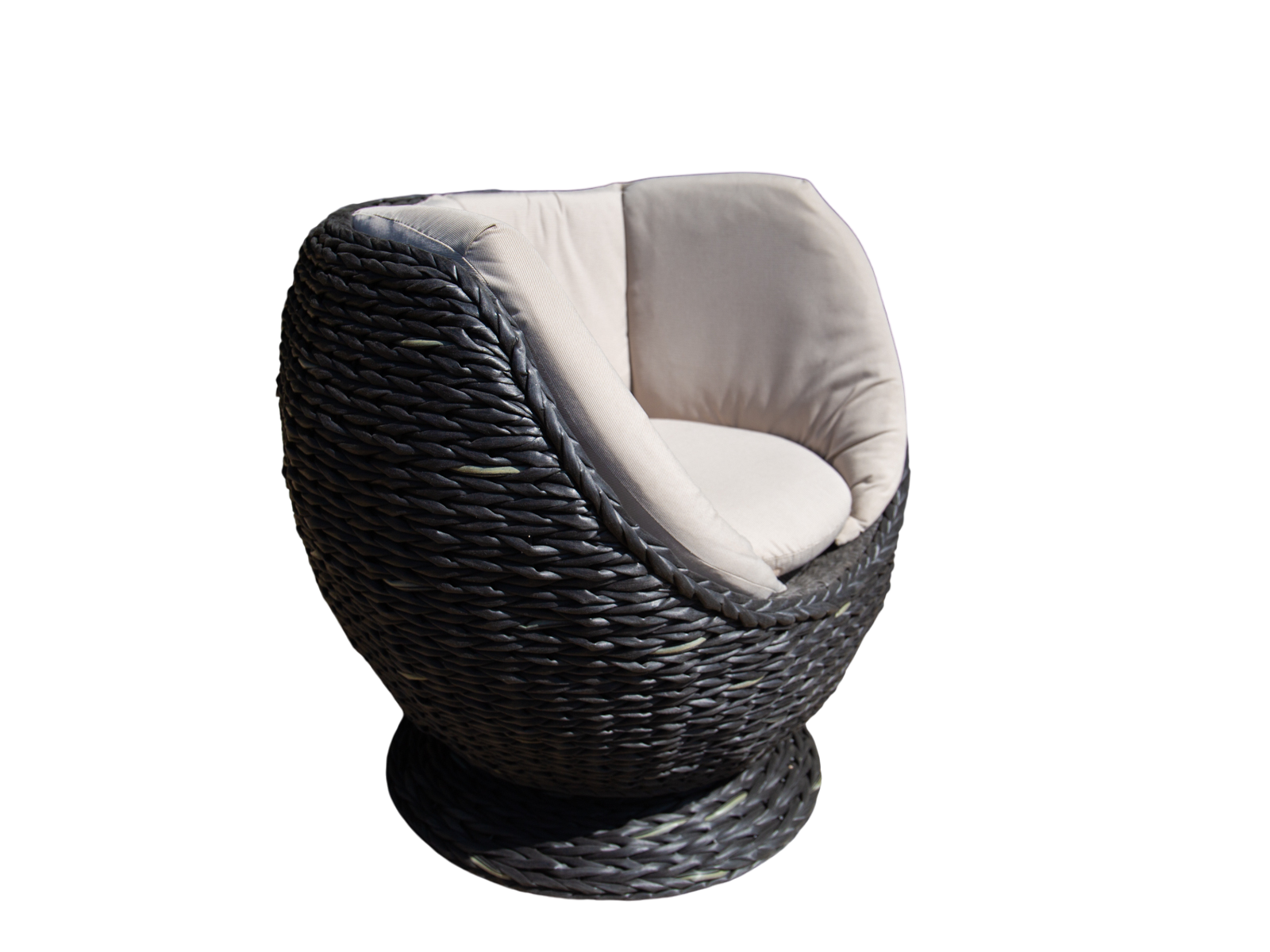 Midnight Montana Swivel Chair-Garden Furniture Centre-MidInstock,instock,MidRange,Outdoor Lounging,Outdoor Furniture,Rattan Furniture,Rattan,Rattan Chairs,Montana Range,midnight montana-{collection_title}