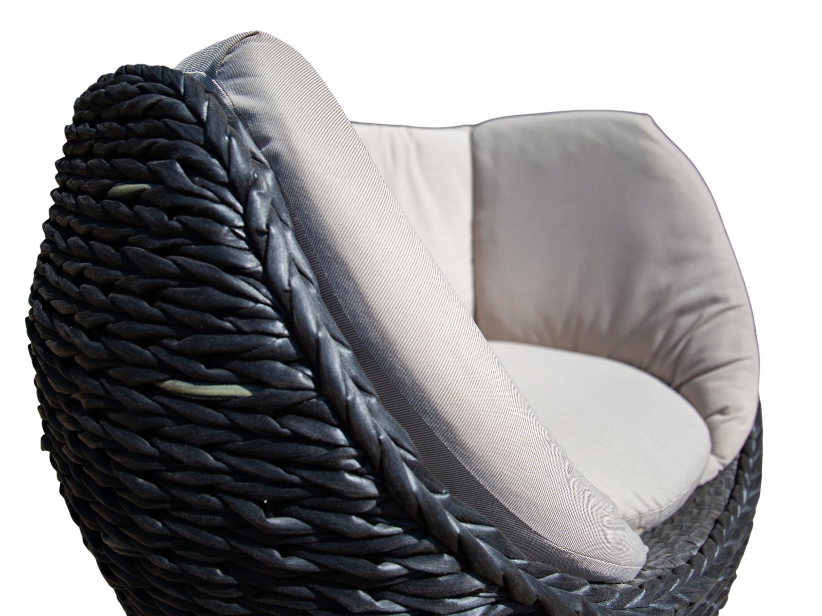 Midnight Montana Swivel Chair-Garden Furniture Centre-MidInstock,instock,MidRange,Outdoor Lounging,Outdoor Furniture,Rattan Furniture,Rattan,Rattan Chairs,Montana Range,midnight montana-{collection_title}