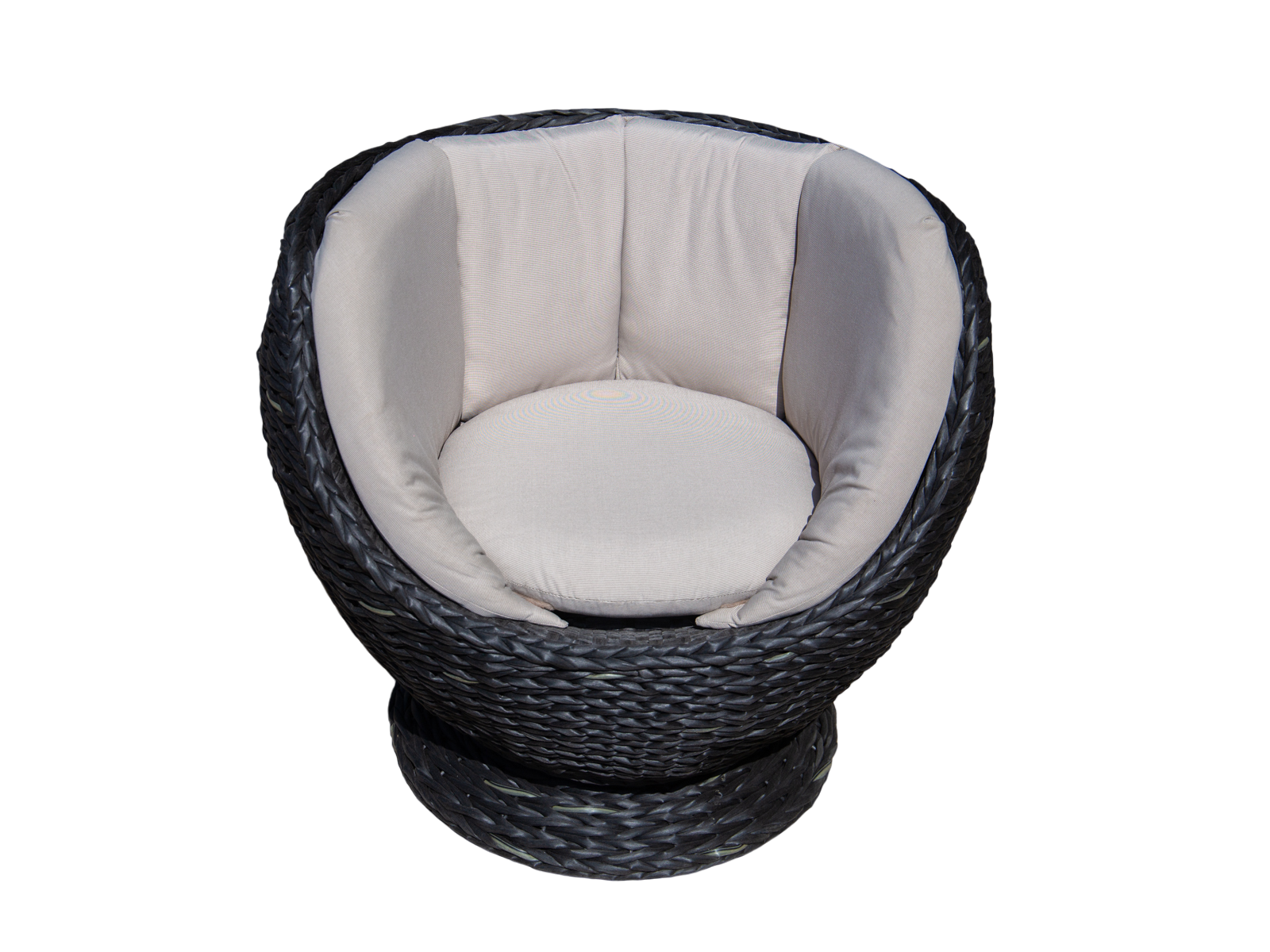 Midnight Montana Swivel Chair-Garden Furniture Centre-MidInstock,instock,MidRange,Outdoor Lounging,Outdoor Furniture,Rattan Furniture,Rattan,Rattan Chairs,Montana Range,midnight montana-{collection_title}