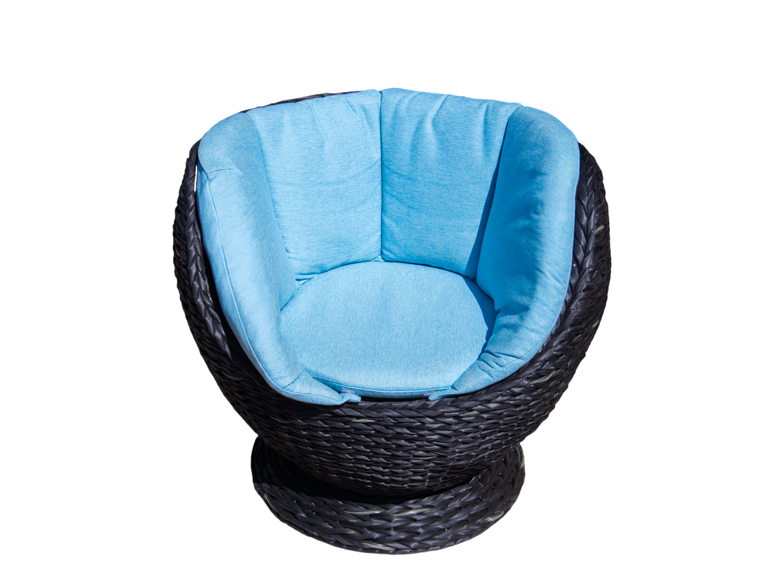 Midnight Montana Swivel Chair-Garden Furniture Centre-MidInstock,instock,MidRange,Outdoor Lounging,Outdoor Furniture,Rattan Furniture,Rattan,Rattan Chairs,Montana Range,midnight montana-{collection_title}