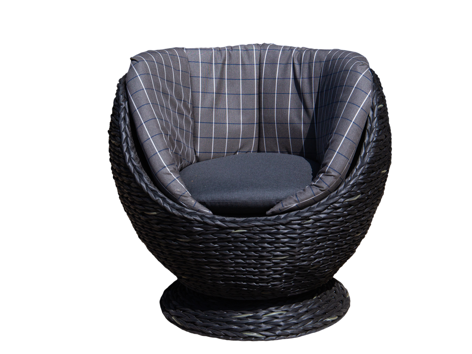 Midnight Montana Swivel Chair-Garden Furniture Centre-MidInstock,instock,MidRange,Outdoor Lounging,Outdoor Furniture,Rattan Furniture,Rattan,Rattan Chairs,Montana Range,midnight montana-{collection_title}