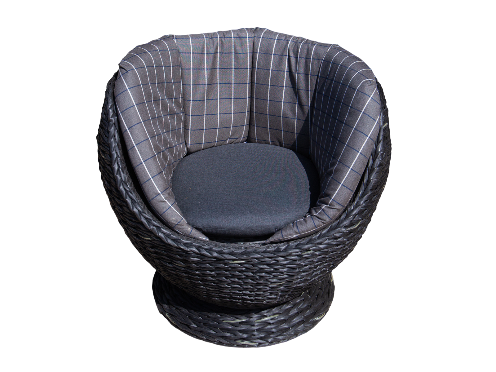 Midnight Montana Swivel Chair-Garden Furniture Centre-MidInstock,instock,MidRange,Outdoor Lounging,Outdoor Furniture,Rattan Furniture,Rattan,Rattan Chairs,Montana Range,midnight montana-{collection_title}