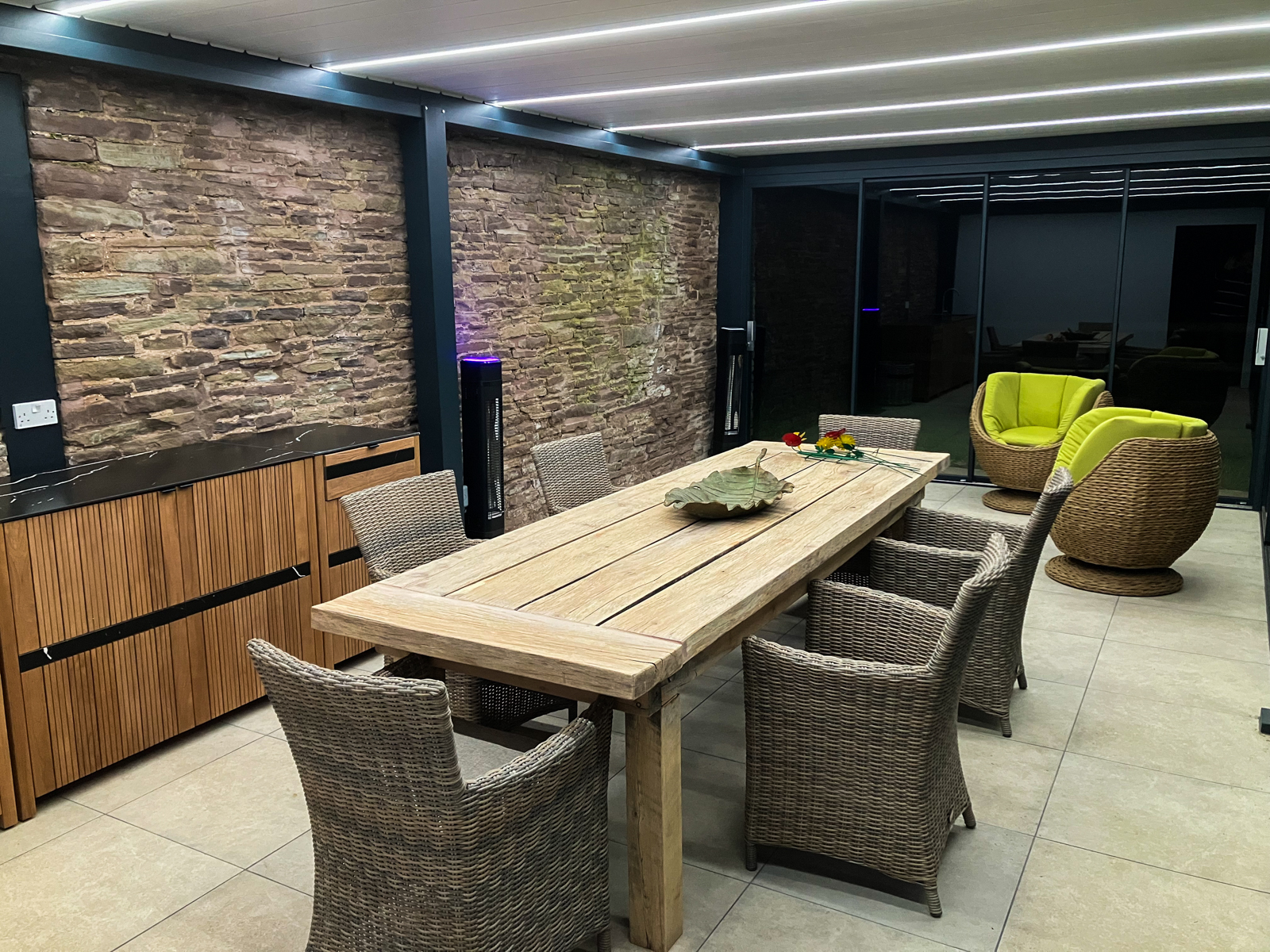 Mirage 8x4M Bioclimatic Pergola-Garden Furniture Centre-HighRange,Free Standing,Showroom exdis,Mirage,Metal Gazebos,Garden Rooms Gazebos,Bioclimatic Pergolas Gazebos,Gazebos,Bioclimatic Pergolas-{collection_title}