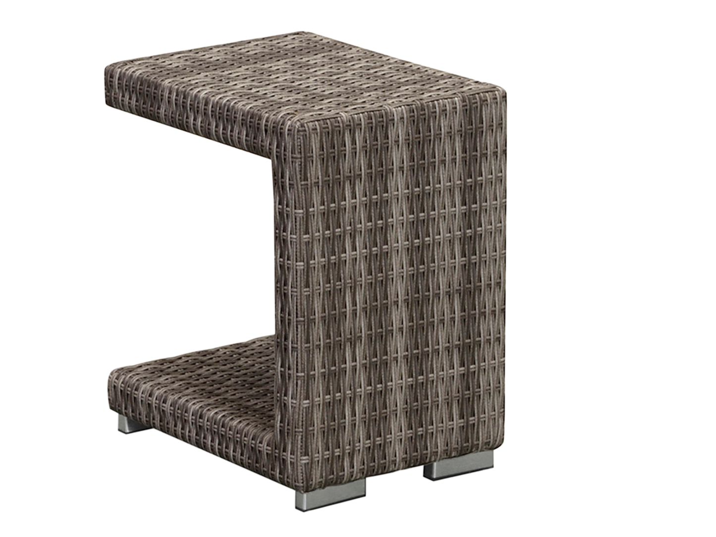 Monte Carlo 5 Piece Rattan Garden Sofa Set with Gas Fire Pit Table