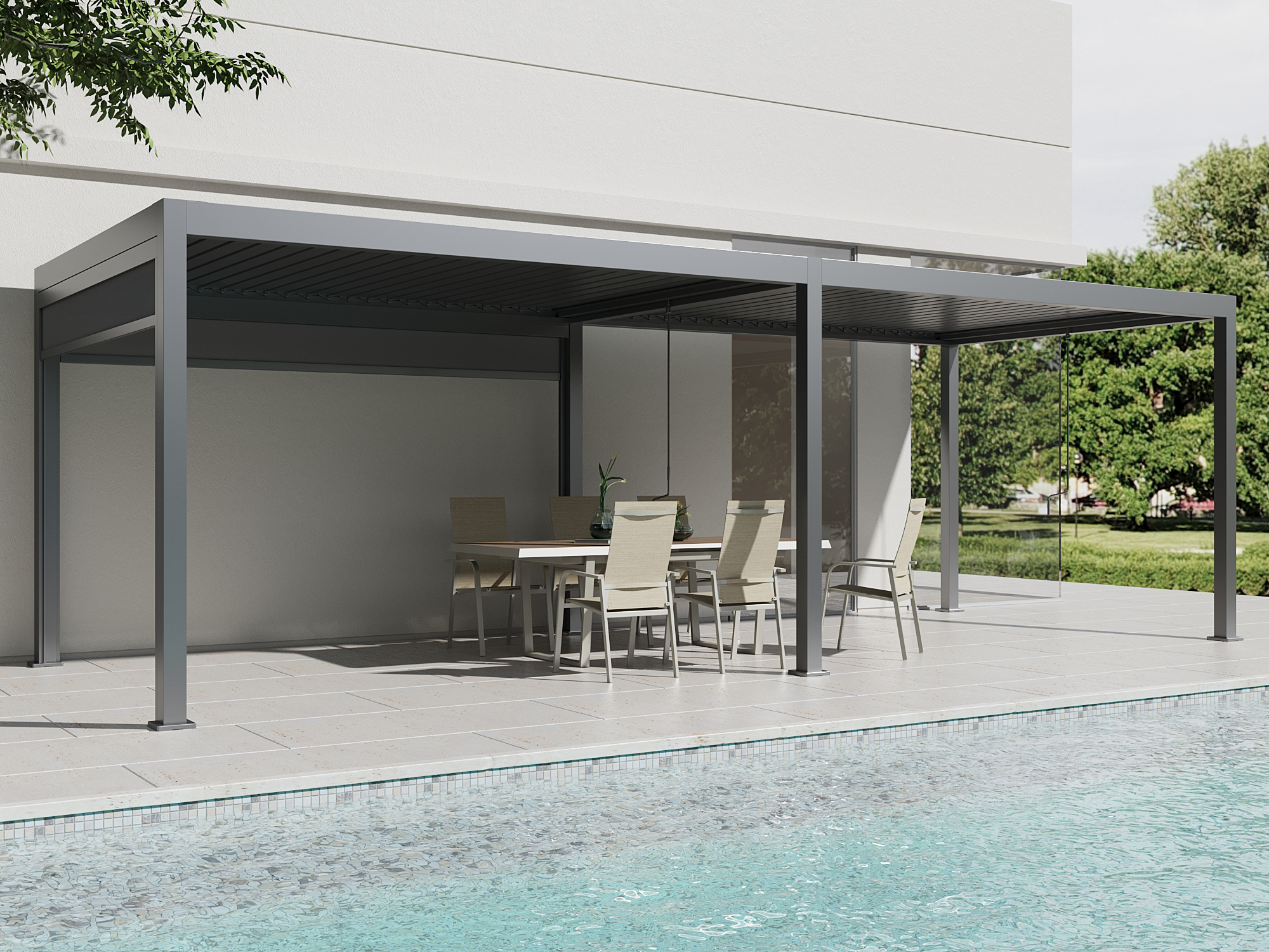 Extension Piece Modular 4m x 3m | Neptune-Garden Furniture Centre-HighRange,Neptune Retractable,Gazebos-{collection_title}