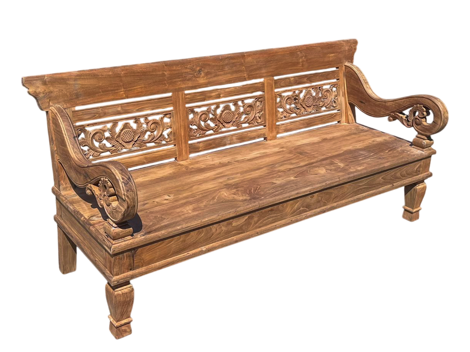 Java Antique Bench | 2m-Garden Furniture Centre-Teak Benches Benches,Teak,Teak Garden Furniture,Benches,Memorial Benches,park benches-{collection_title}