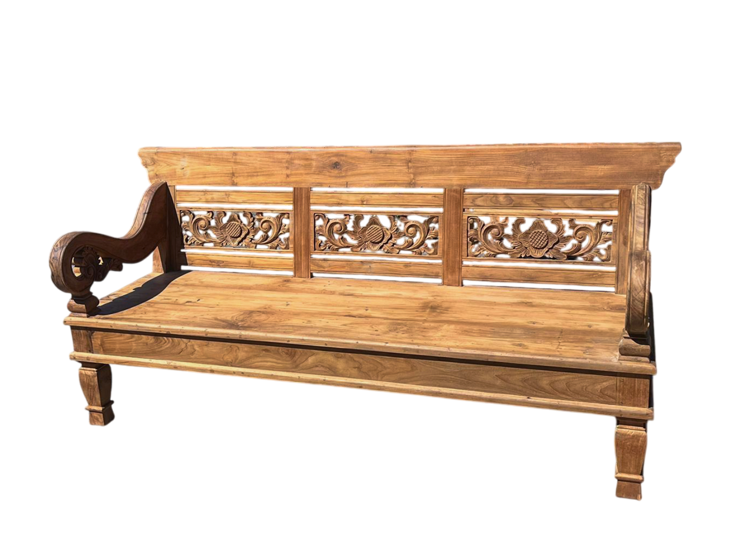 Java Antique Bench | 2m-Garden Furniture Centre-Teak Benches Benches,Teak,Teak Garden Furniture,Benches,Memorial Benches,park benches-{collection_title}