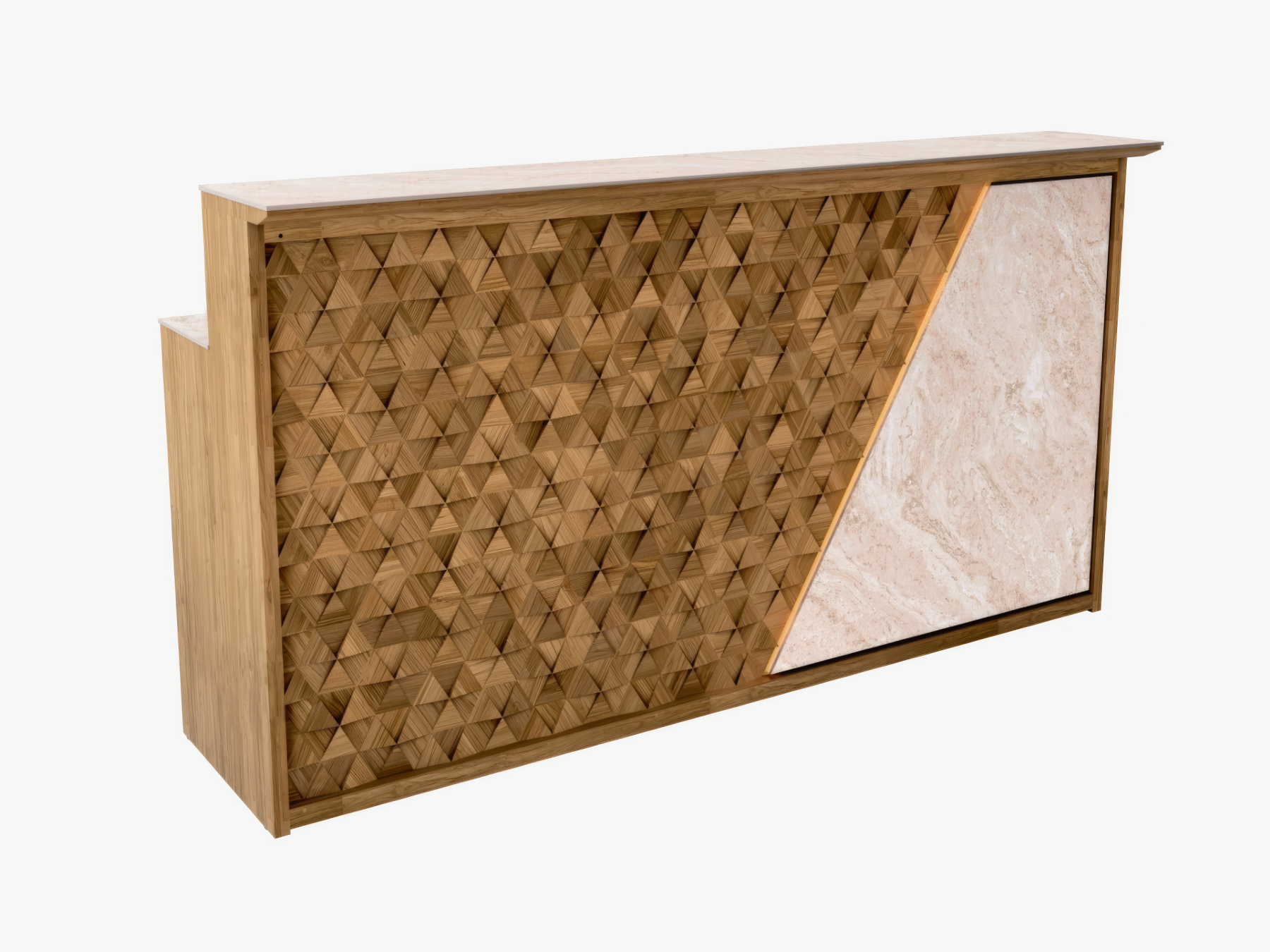 Orlando Teak and Ceramic Bar