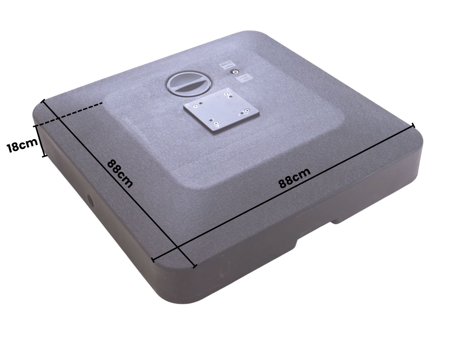 Fillable Plastic Base with Wheels | Cantilever Parasols