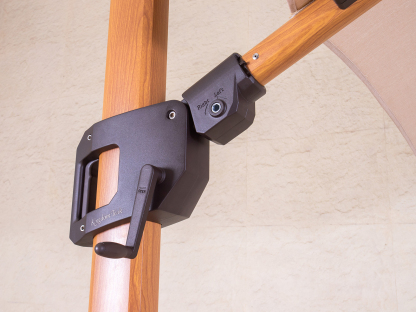 Pisa 3M Square Cantilever Parasol with LED Lights