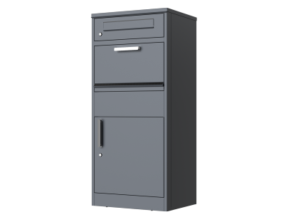 Anthracite Parcel And Letter Box | Intergrated Light