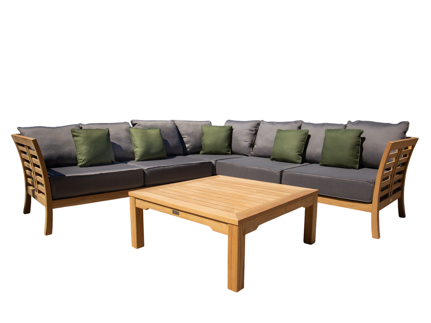 Paris Teak Corner Unit | FSC® Certified-Garden Furniture Centre-HighRange,img,Corner Lounge Units,Outdoor Furniture,Teak Garden Furniture,FSC®,Teak,Teak Sets,Teak Sofas,Showroom on Display-{collection_title}