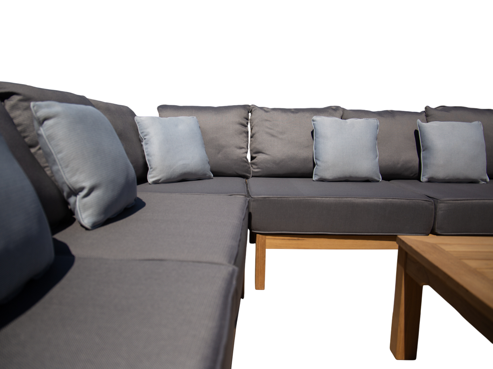 Paris Teak Corner Unit | FSC® Certified-Garden Furniture Centre-HighRange,img,Corner Lounge Units,Outdoor Furniture,Teak Garden Furniture,FSC®,Teak,Teak Sets,Teak Sofas,Showroom on Display-{collection_title}