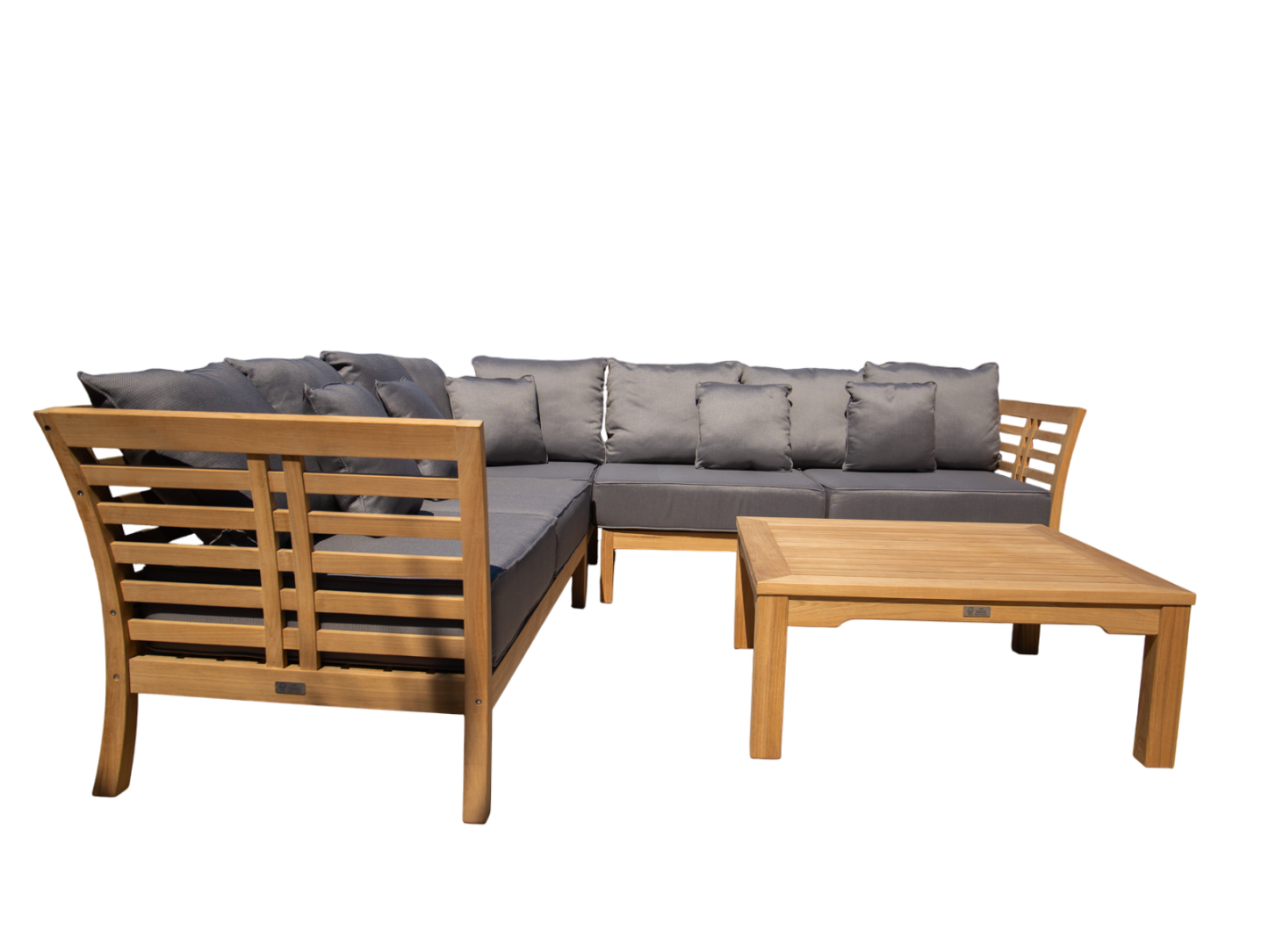 Paris Teak Corner Unit | FSC® Certified-Garden Furniture Centre-HighRange,img,Corner Lounge Units,Outdoor Furniture,Teak Garden Furniture,FSC®,Teak,Teak Sets,Teak Sofas,Showroom on Display-{collection_title}