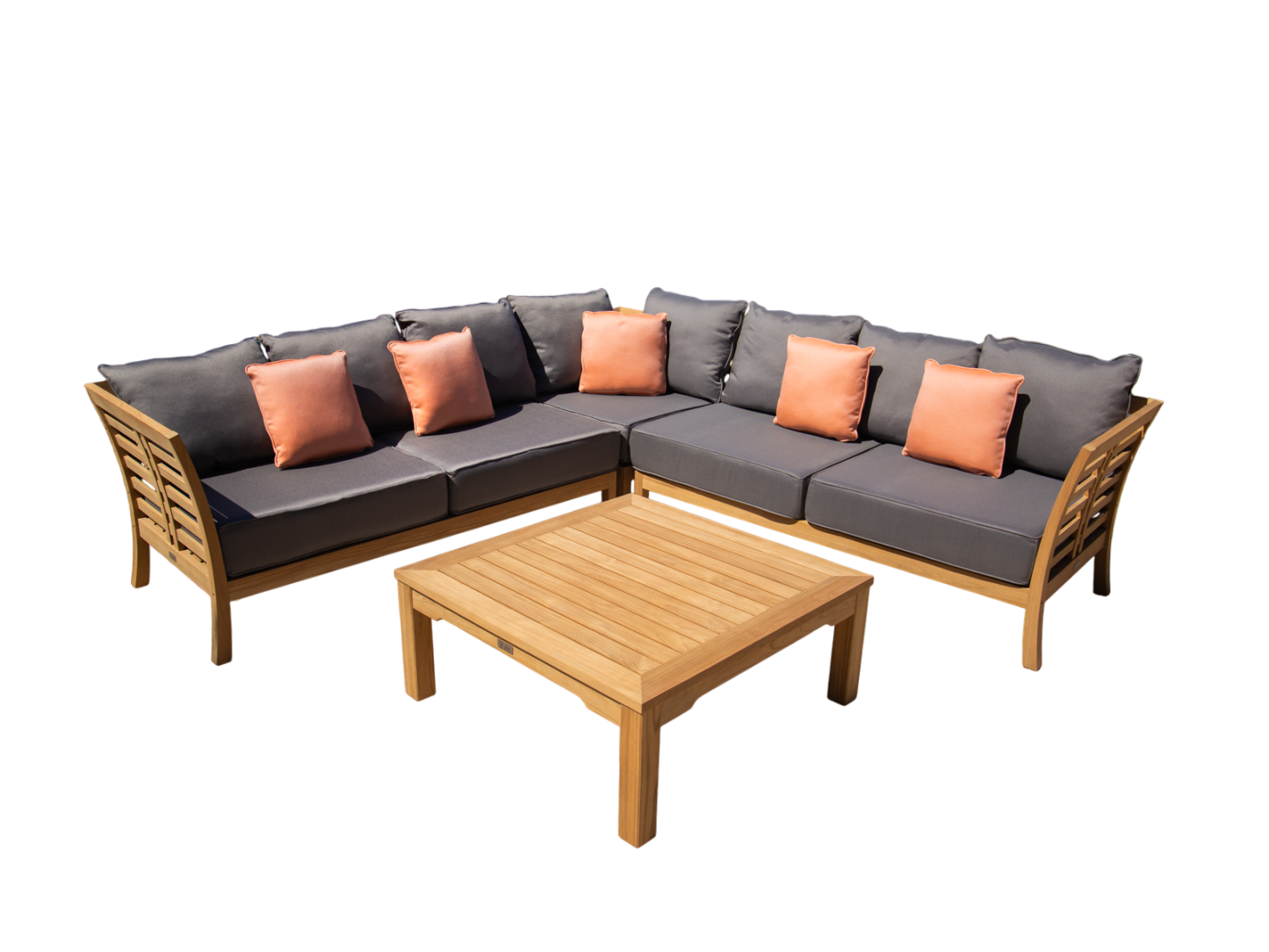 Paris Teak Corner Unit | FSC® Certified-Garden Furniture Centre-HighRange,img,Corner Lounge Units,Outdoor Furniture,Teak Garden Furniture,FSC®,Teak,Teak Sets,Teak Sofas,Showroom on Display-{collection_title}