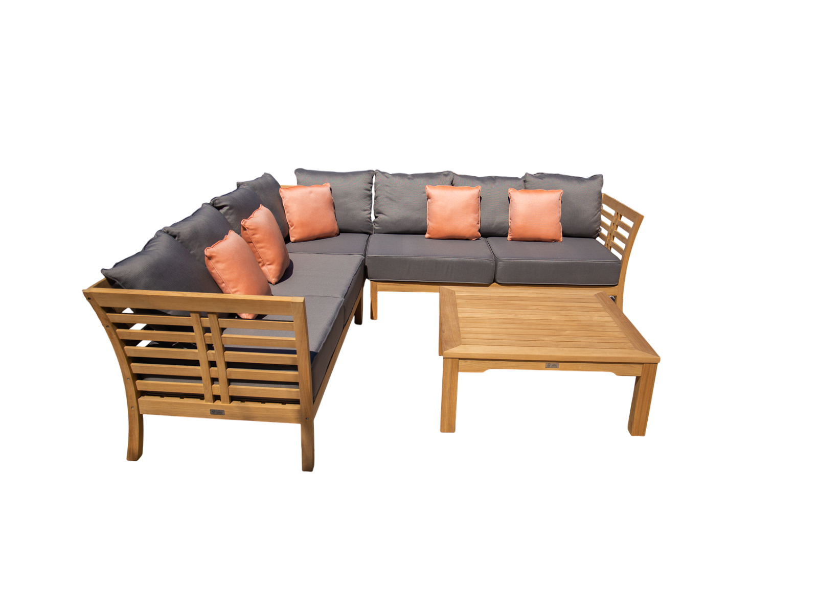 Paris Teak Corner Unit | FSC® Certified-Garden Furniture Centre-HighRange,img,Corner Lounge Units,Outdoor Furniture,Teak Garden Furniture,FSC®,Teak,Teak Sets,Teak Sofas,Showroom on Display-{collection_title}