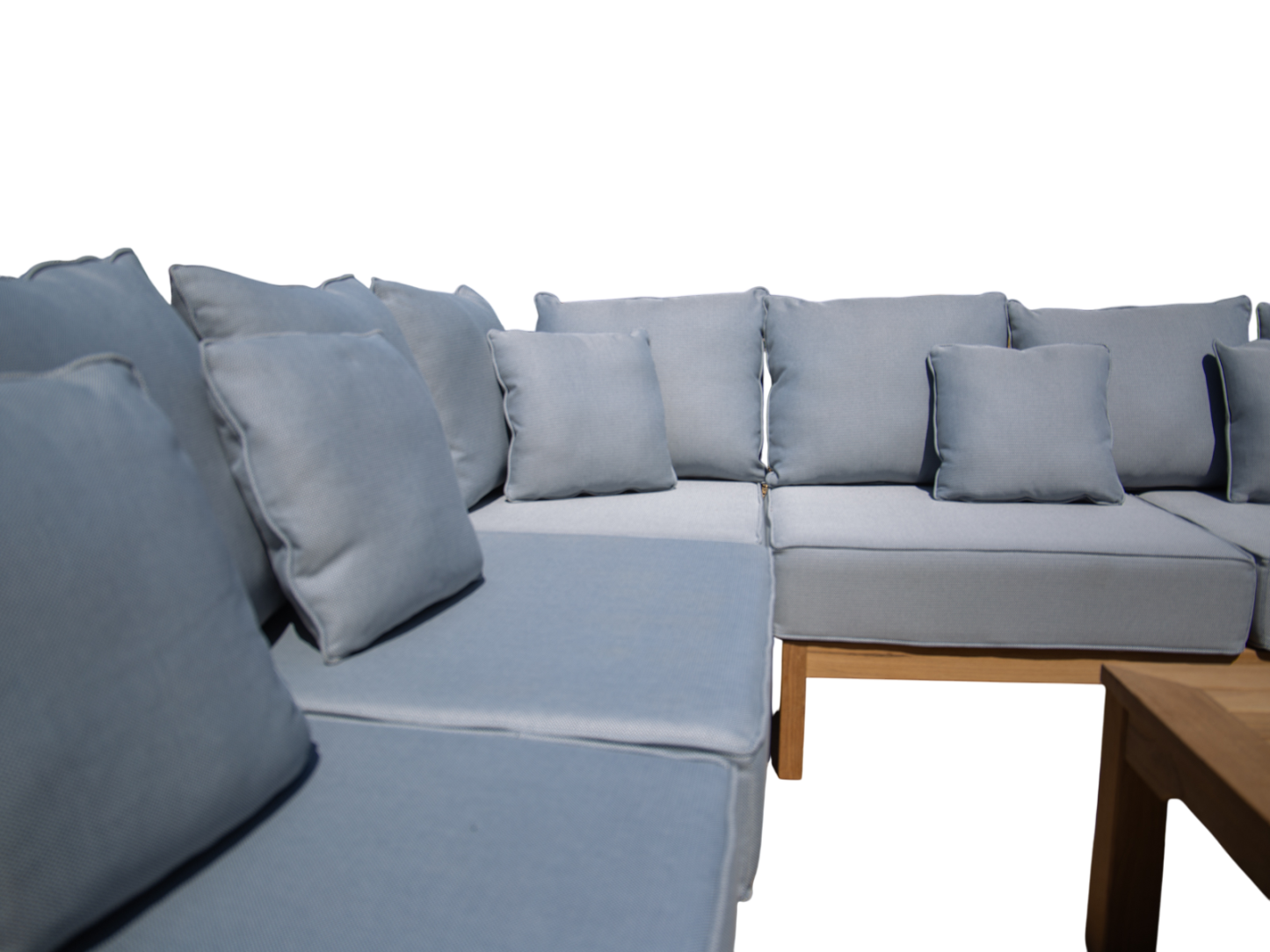 Paris Teak Corner Unit | FSC® Certified-Garden Furniture Centre-HighRange,img,Corner Lounge Units,Outdoor Furniture,Teak Garden Furniture,FSC®,Teak,Teak Sets,Teak Sofas,Showroom on Display-{collection_title}