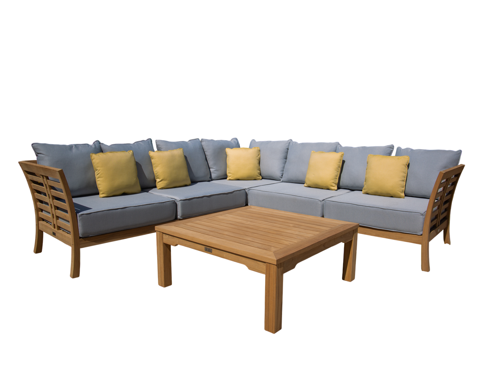 Paris Teak Corner Unit | FSC® Certified-Garden Furniture Centre-HighRange,img,Corner Lounge Units,Outdoor Furniture,Teak Garden Furniture,FSC®,Teak,Teak Sets,Teak Sofas,Showroom on Display-{collection_title}