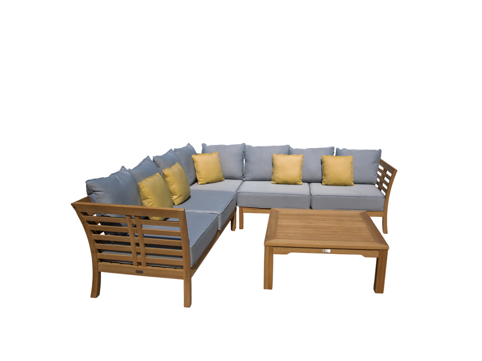 Paris Teak Corner Unit | FSC® Certified-Garden Furniture Centre-HighRange,img,Corner Lounge Units,Outdoor Furniture,Teak Garden Furniture,FSC®,Teak,Teak Sets,Teak Sofas,Showroom on Display-{collection_title}