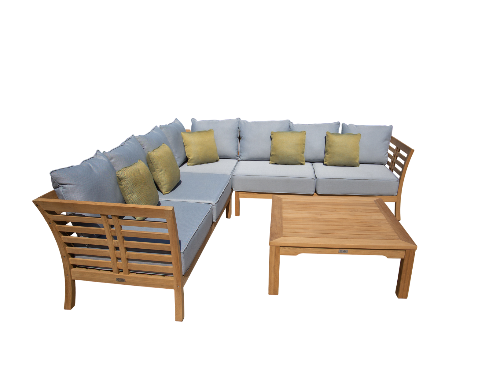 Paris Teak Corner Unit | FSC® Certified-Garden Furniture Centre-HighRange,img,Corner Lounge Units,Outdoor Furniture,Teak Garden Furniture,FSC®,Teak,Teak Sets,Teak Sofas,Showroom on Display-{collection_title}